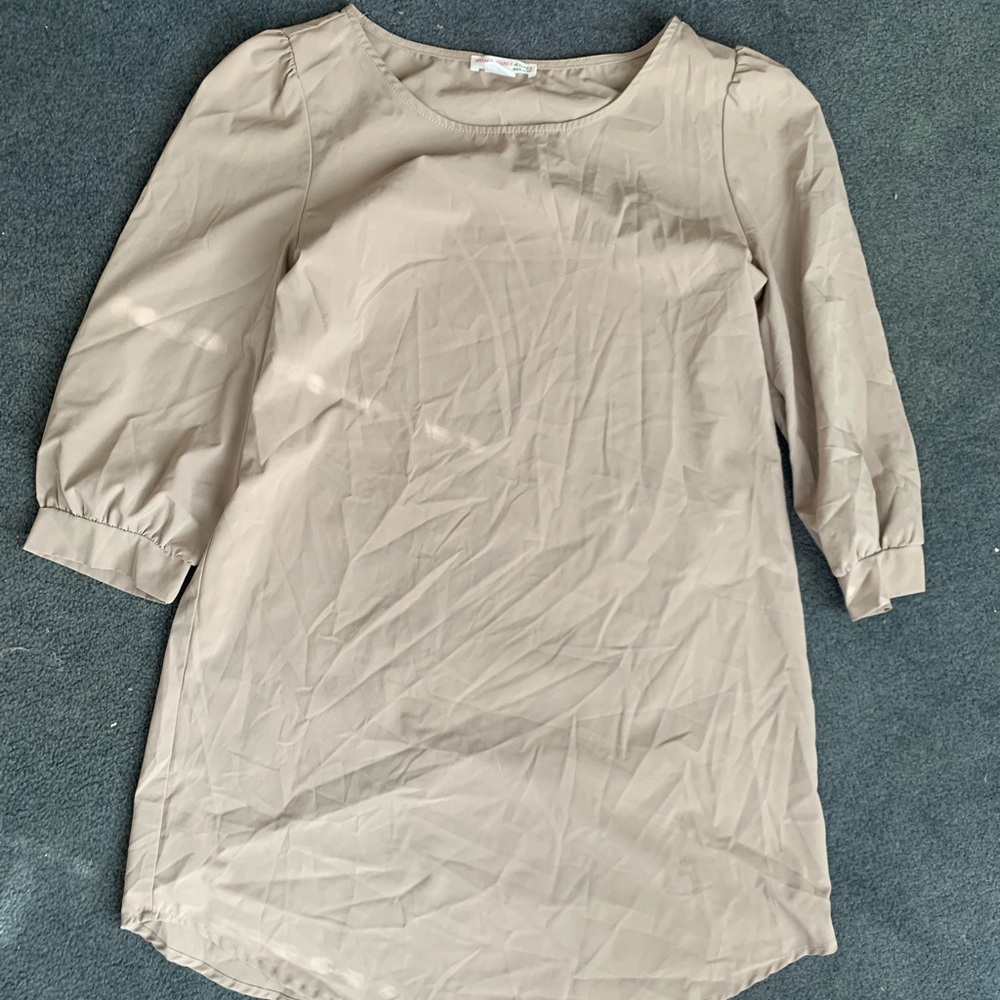 Tan/ Taupe Long Sleeve Dress